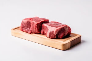 Beef cuts on a board