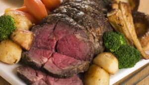 Beef roast with vegetables